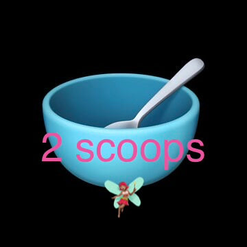 2 scoops