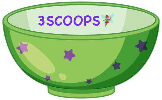 3 scoops